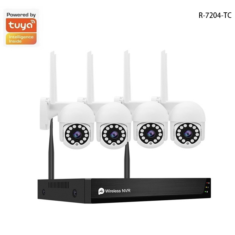 Transfronterizo de circuito cerrado CCTV NVR4-way de graffiti/8 vías de vigilancia inalámbrica traje Cámara WIFI Monitor máquina de bolas