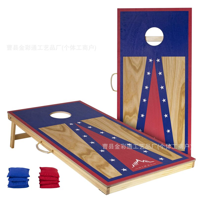 クロスボーダー木製サンドバッグボードアウトドア親子成人減圧益智サンドバッグ玩具デスクトップゲーム投げサンドバッグボード|undefined