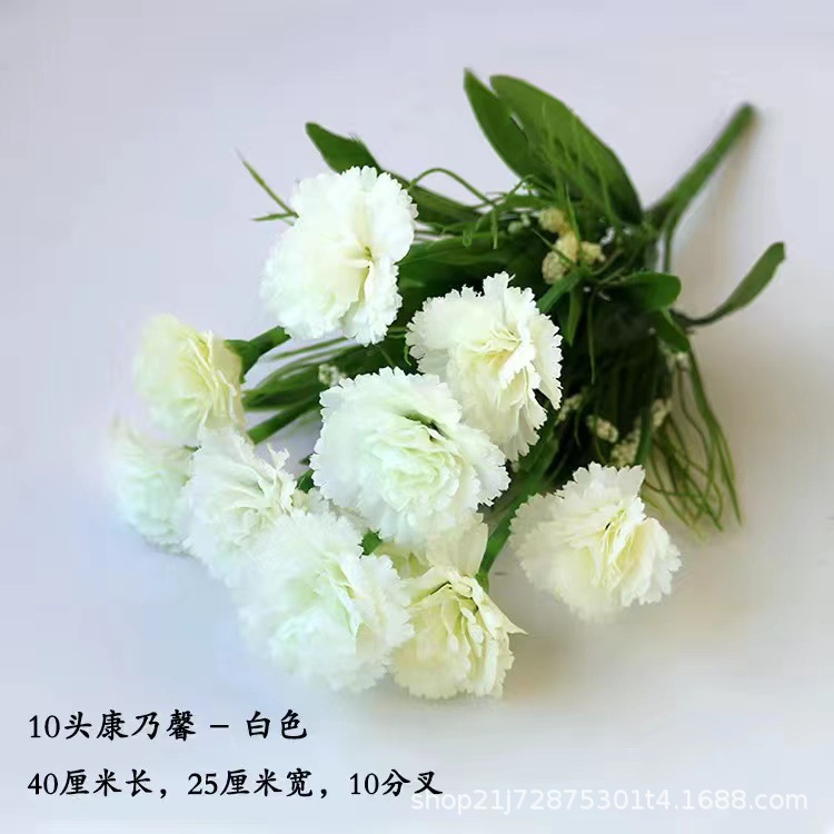 Clavel artificial al por mayor · Flores de seda para Día de la Madre / Maestro · Decoración