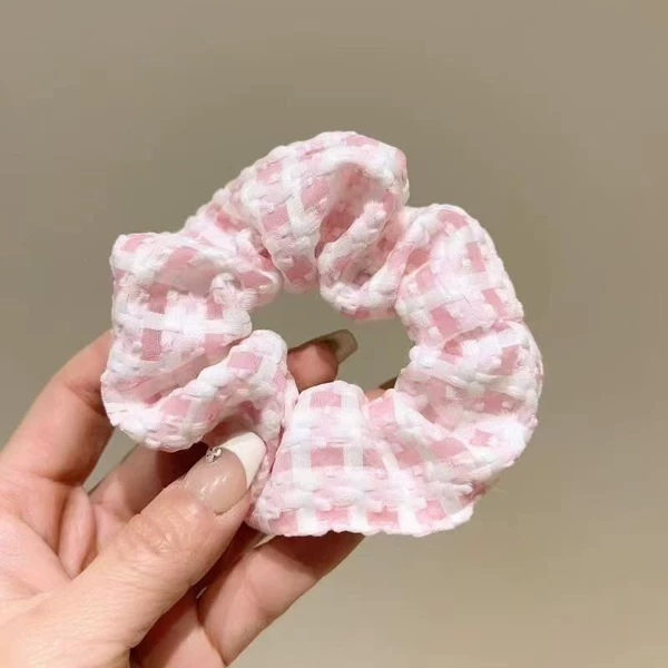 Pink bubble plaid