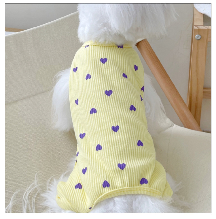 Casual Cotton Heart Shape Pet Clothing display picture 7