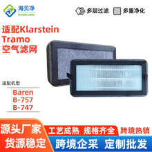 适配Klarstein Tramo Baren B-757空气净化器滤网 银离子HEPA滤网