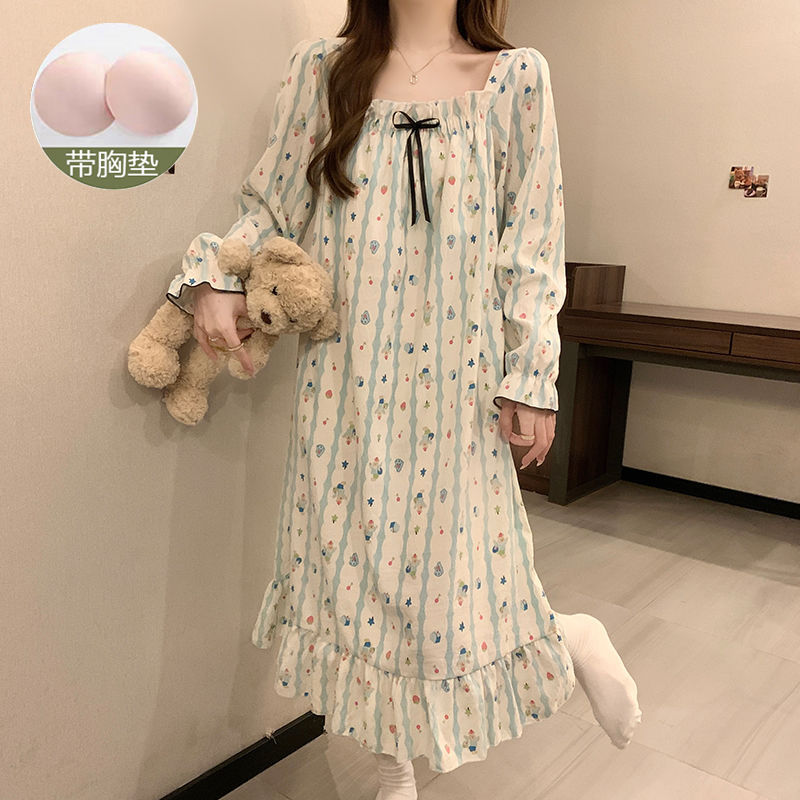 978#파란색 줄무늬 곰 - 가슴 패드 포함