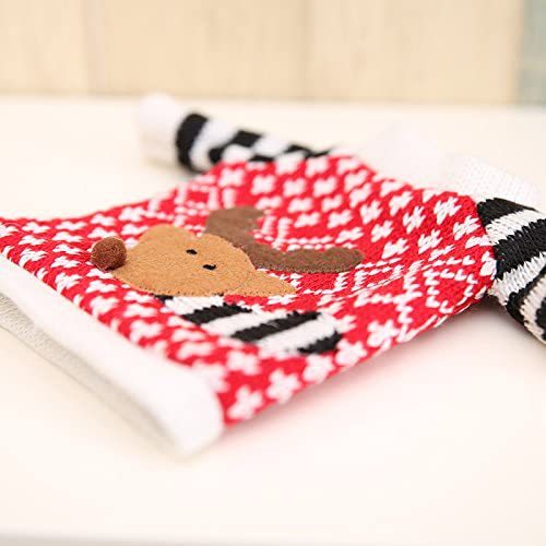 Transfronterizo nueva Navidad creativo alce rojo vino cubierta champán botella bolsa Navidad actividad fiesta decoración