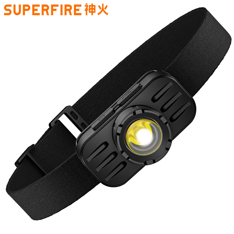 Shenhua portátil pequeño faro de largo alcance al aire libre carga de luz alta rotación zoom led faro HL80 al por mayor