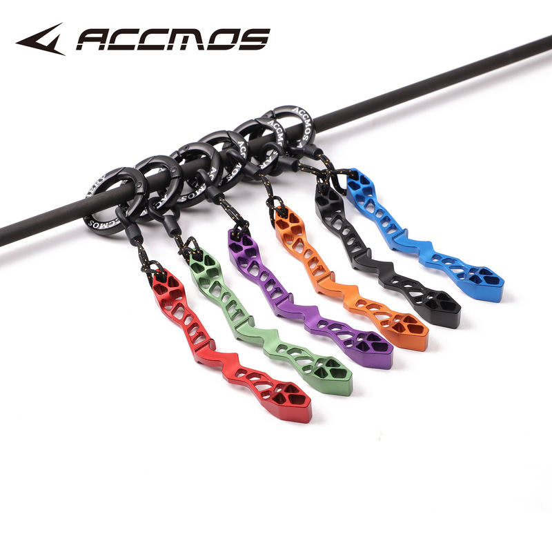 Archery Peripheral Gifts Recurve Bow Handle Mimi Pendant Aluminum Alloy Bow Handle Keychain Cultural and Creative Cross-Border