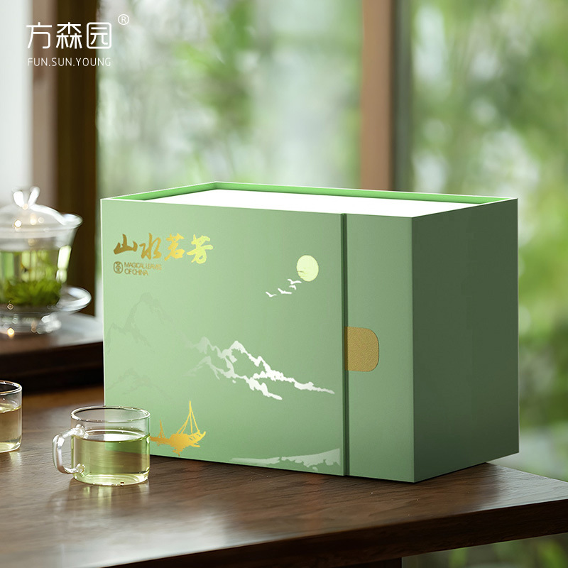 茶叶礼盒空盒2025新款明前龙井碧螺春绿茶包装盒高端送人礼品批发