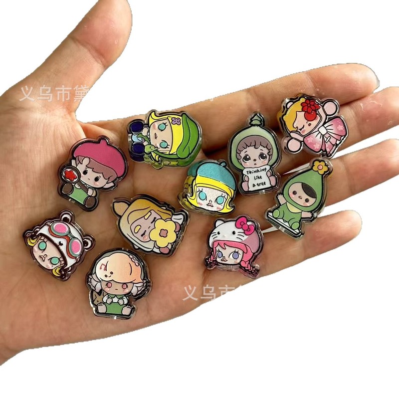diy ジュエリーアクセサリーアクリルレリーフジャスミンかわいいビーズ携帯電話チェーンバッグキーホルダー素材|undefined