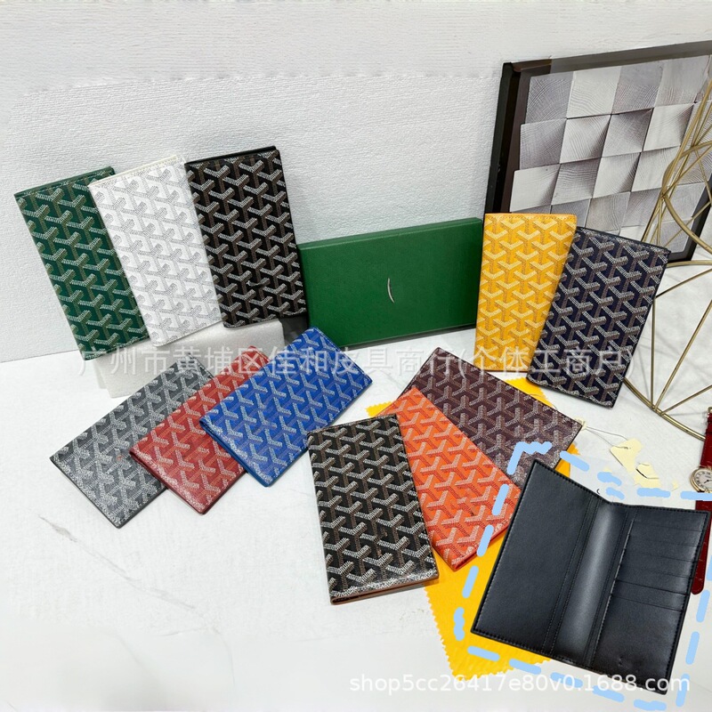 Goyard Monogram Full-Print Wallet Card Holder Cross-Border New Flip-Top Multi-Card Slot Coin Purse Unisex Couple Style