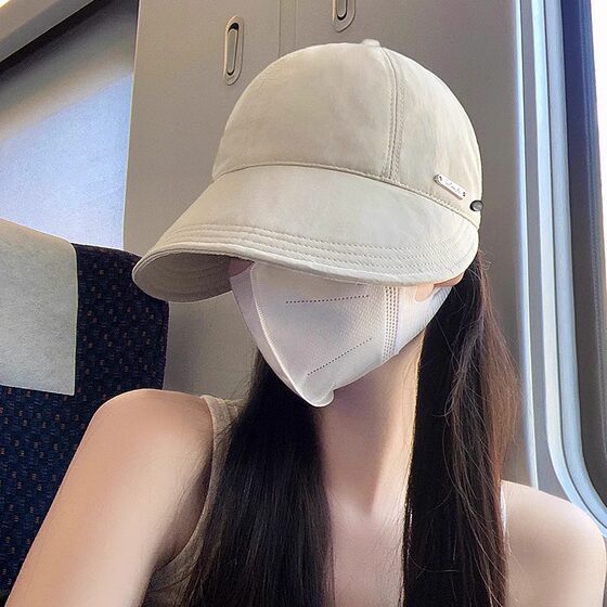 Ruth Same Style Sunshade and Sunscreen Hat Women's 2025 New Fisherman Hat Big Head Cap Women's Spring and Summer Quick-drying Cap