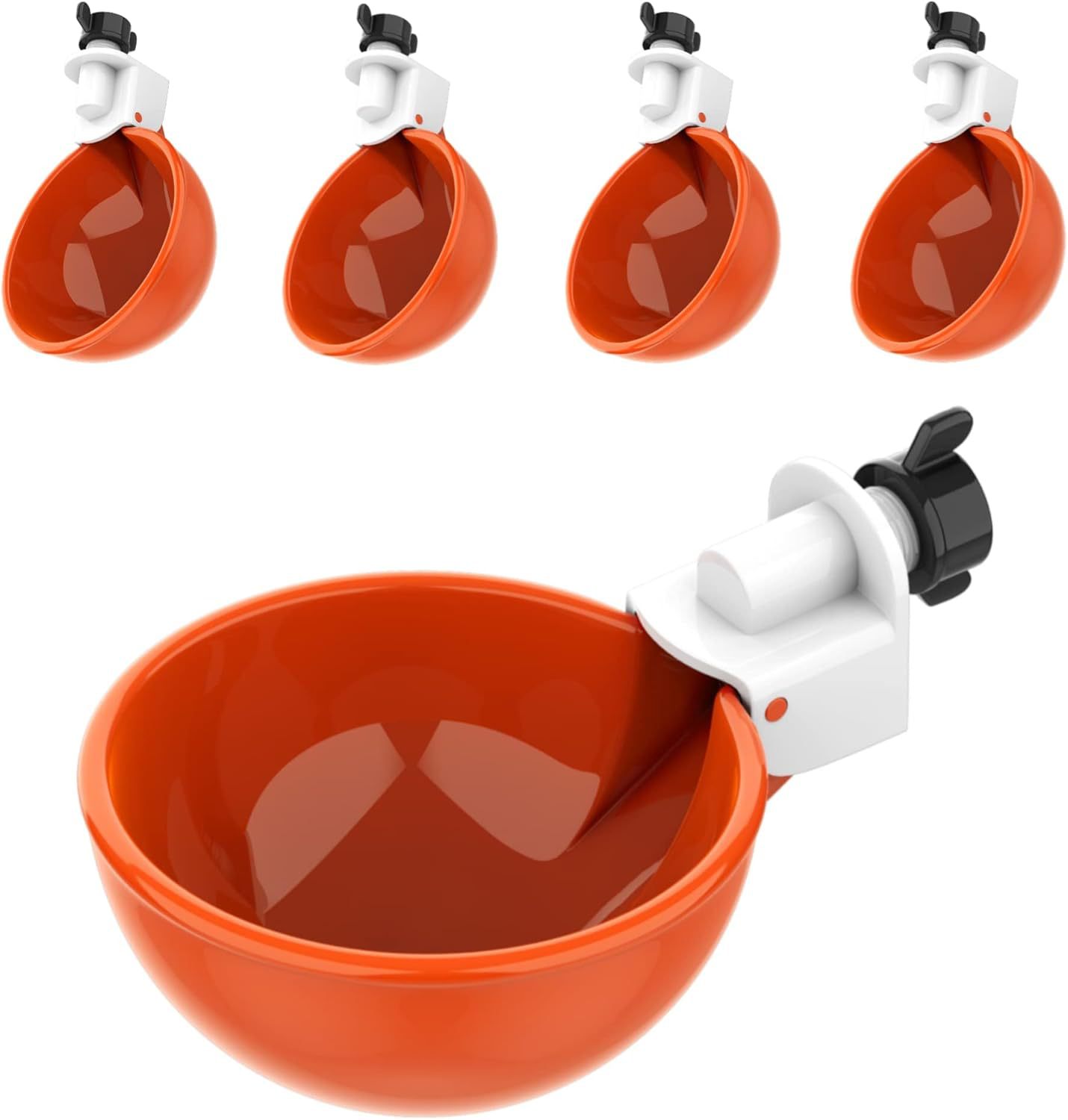 (5개) 오렌지 물그릇 [아마존 핫세일]