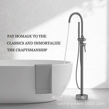 跨境浴缸暗藏水龙头 落地出水龙头  墙进水缸边浴缸龙头