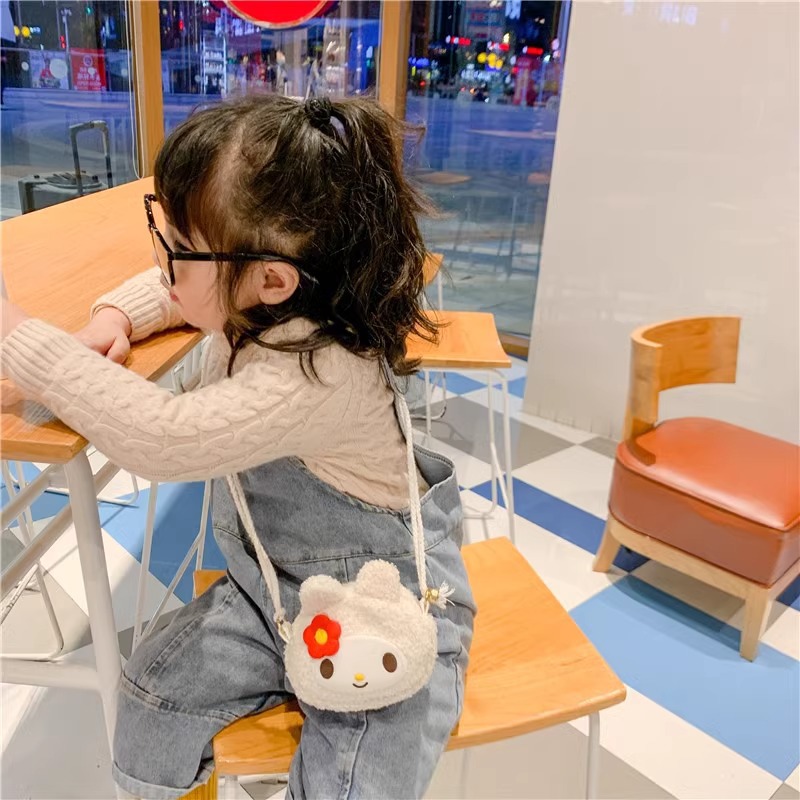【包邮】超萌可爱兔子小包包女孩儿童毛绒女童斜挎包公主网红背包