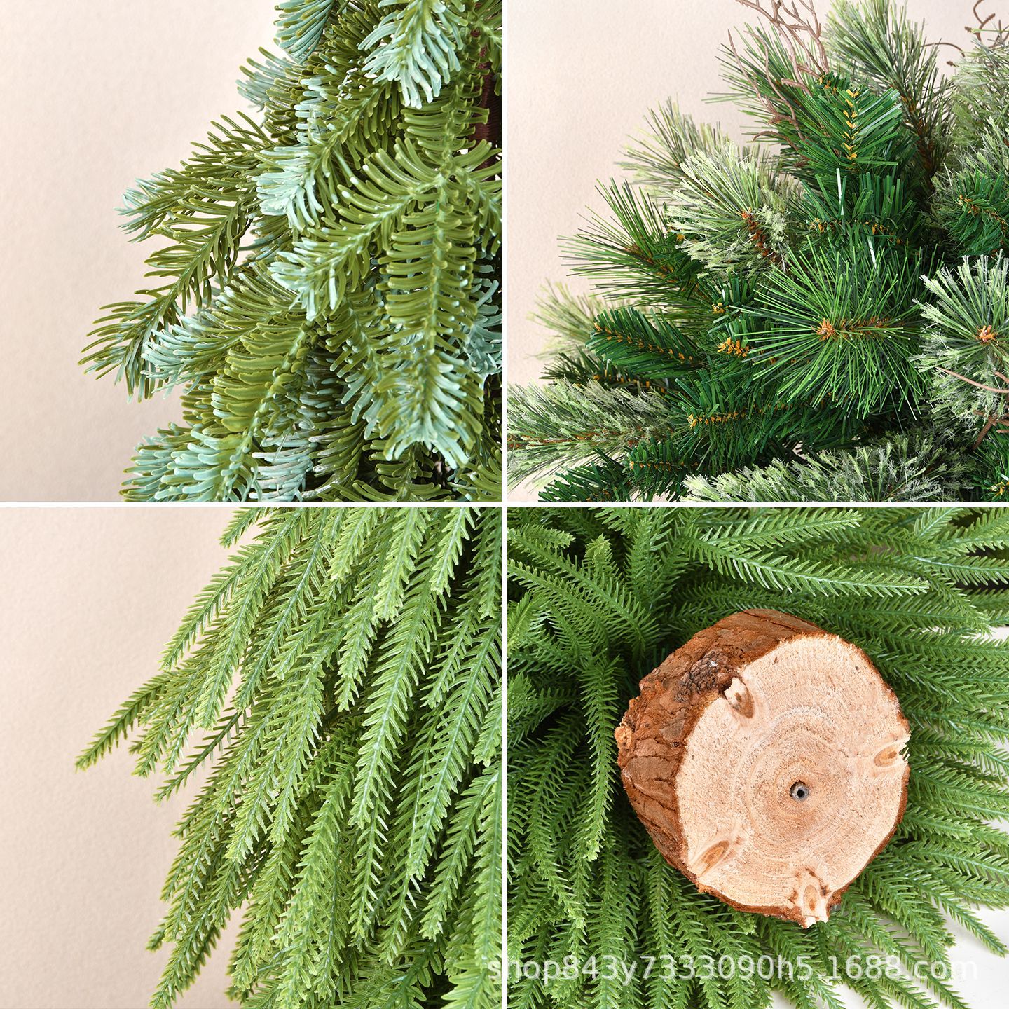 Decoración de Navidad PE escritorio simulación de árbol de Navidad árbol de cuello inclinado decoración de bonsai decoración de árbol