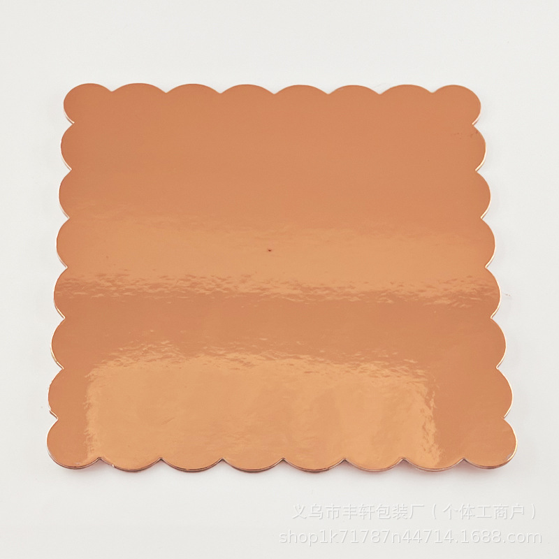 Amazon para placa de transferencia de pastel desechable 8 / 10 / 12 pulgadas almohadilla de pastel bandeja de embalaje de pastel de cumpleaños