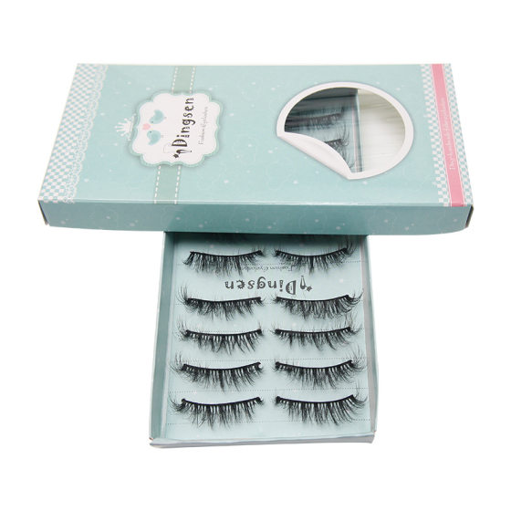 DINGSEN False Eyelash Factory 10 Pair 3d Multi-Layer Eyelashes Natural Thick Curled Eyelashes