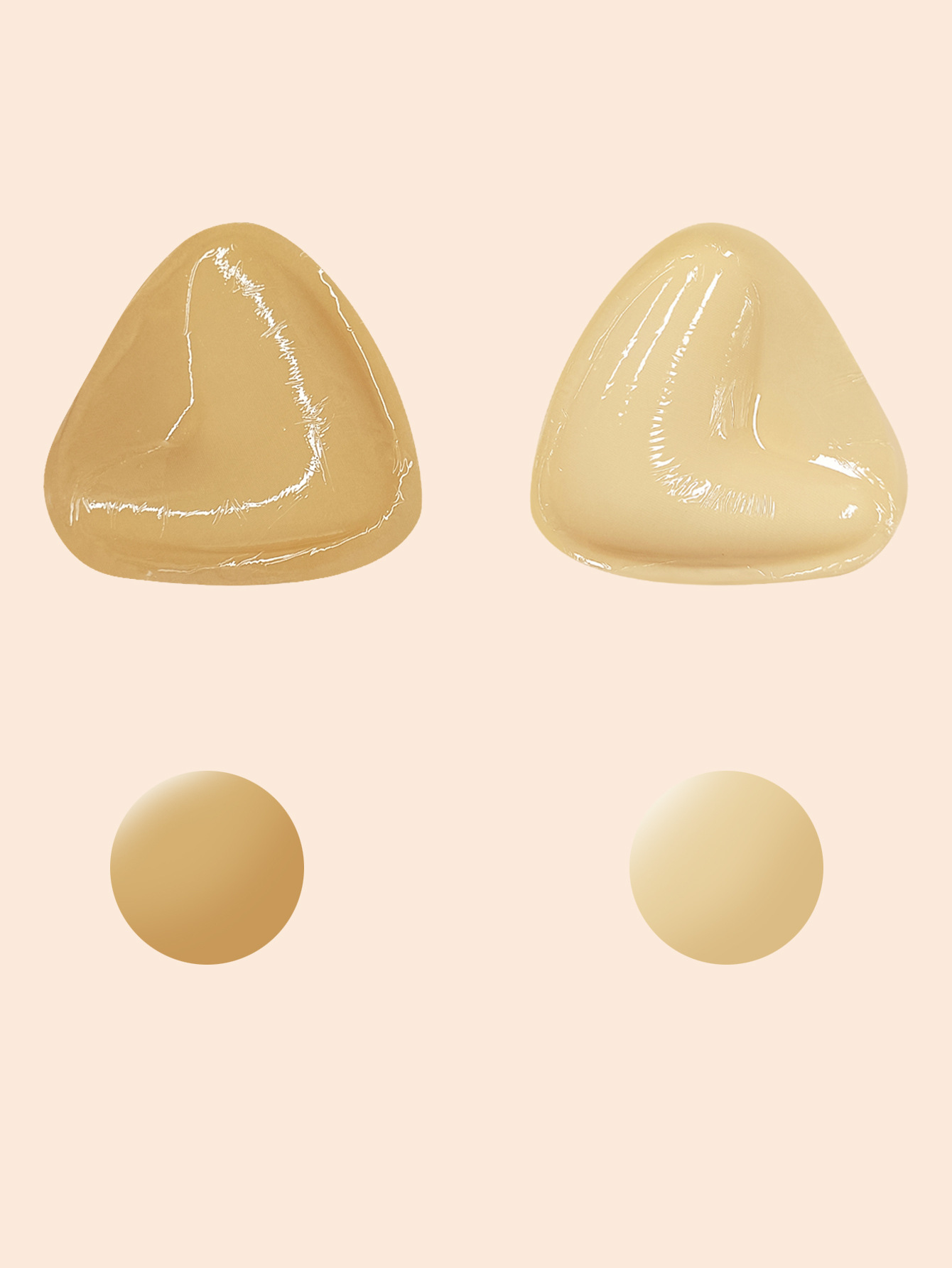 어두운 피부톤 - 투명 지퍼백