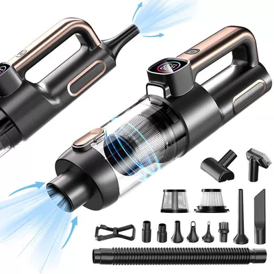 Wow! Customized Amazon Best-Selling Wireless Car Vacuum Cleaner, High-Power Brushless Portable Rechargeable Handheld Blowing and Suction Device