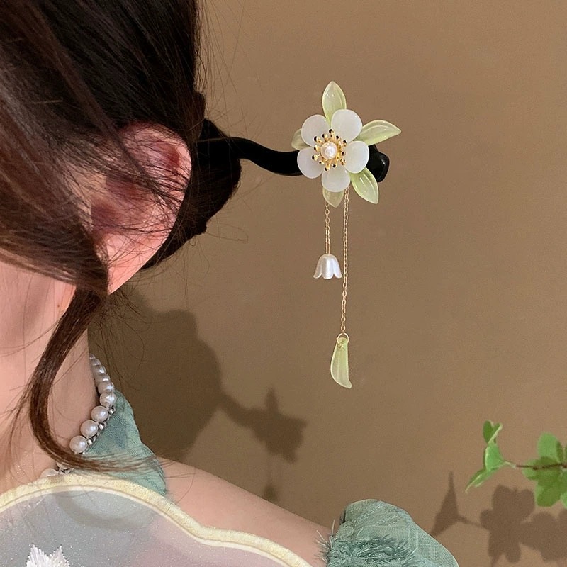 Orchid Hairpin