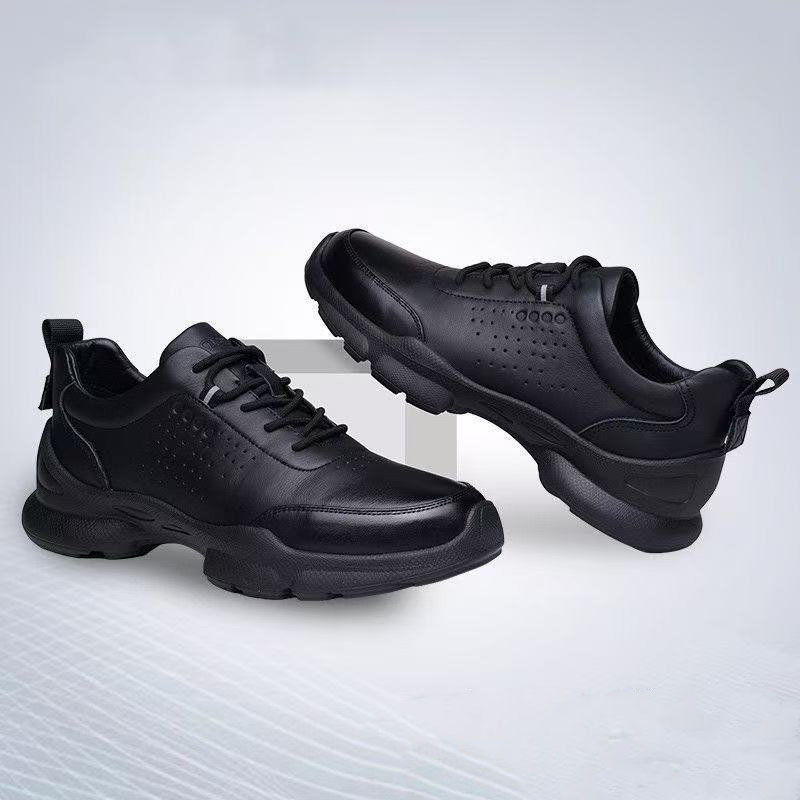 Sports Shoes New Style Comfortable Breathable Soft Sole Outdoor Running Shoes Fashion Trend Casual Black Foreign Trade Work Men's Shoes