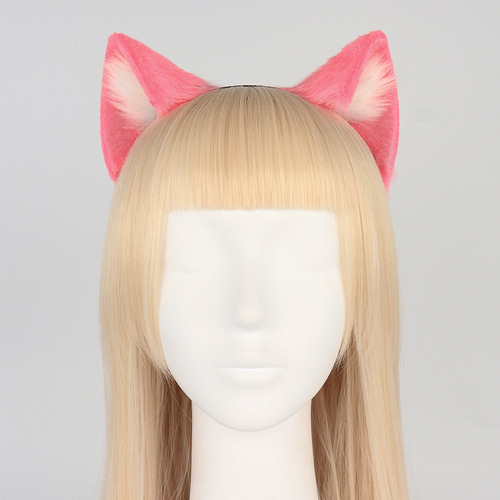 Handmade Japanese animal ear headband cosplay cat ear headband Lolita accessories internet celebrity comic show live broadcast props