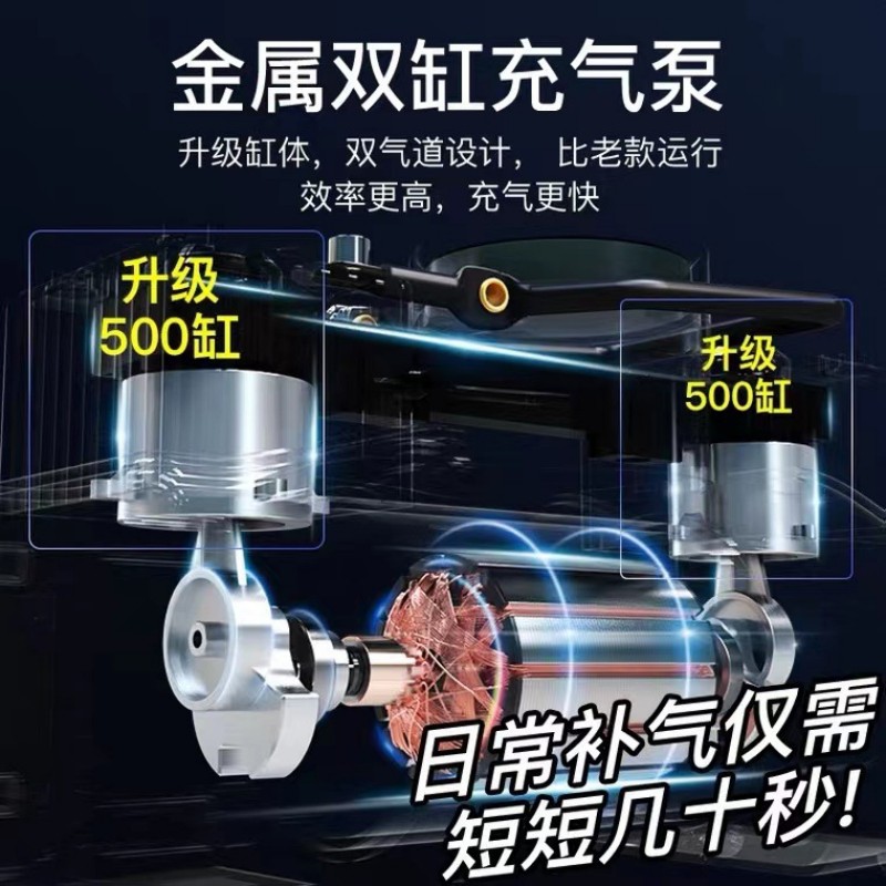 Bomba de aire para coche, bomba de neumáticos eléctrica, bomba de aire multifuncional de 12V, compresor de aire para coche, bomba eléctrica no portátil