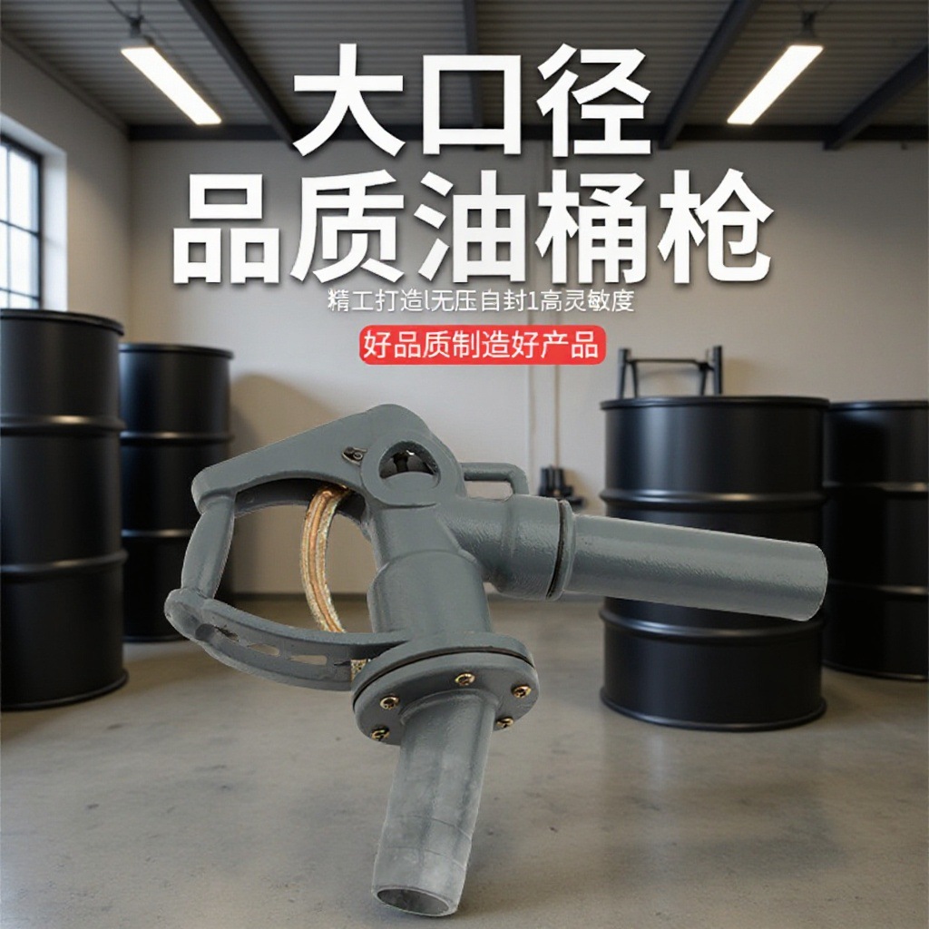 加油枪油桶手动直流大流量飞机汽油柴油大口径油桶枪厂家供应耐用