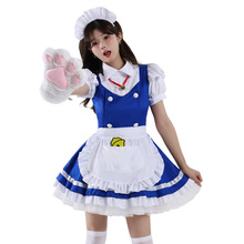 原创日系动漫女洛丽塔女仆装可爱甜美公主软妹裙连衣裙套装女装