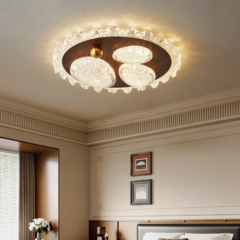 French-Style Light Luxury Creative Pebble Ceiling Light for Hallway, Entryway, Corridor, Retro Eye-Protection Bedroom Ceiling Light French-Style Light Luxury Creative Pebble Ceiling Light for Hallway, Entryway, Corridor, Retro Eye-Protection Bedroom Ceiling Light