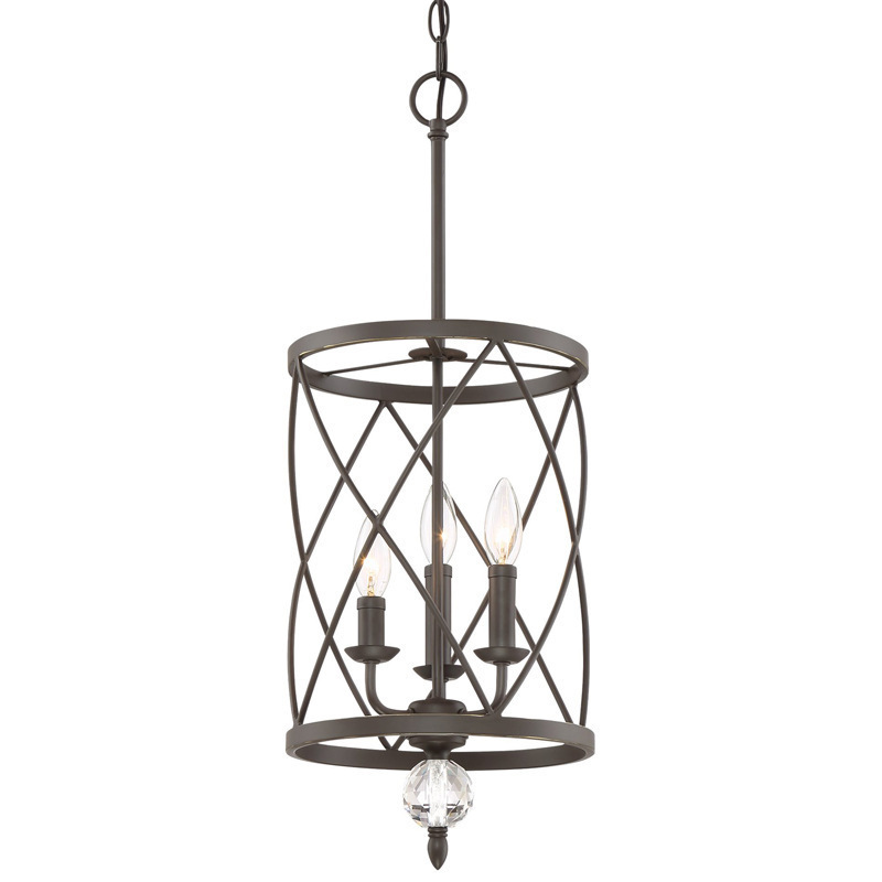 Cross-Border Loft Iron Art Farmhouse Pendant Light Corridor American-Style Living Room Bedside Dining Room Lamp Retro Simple Bar Counter Lighting