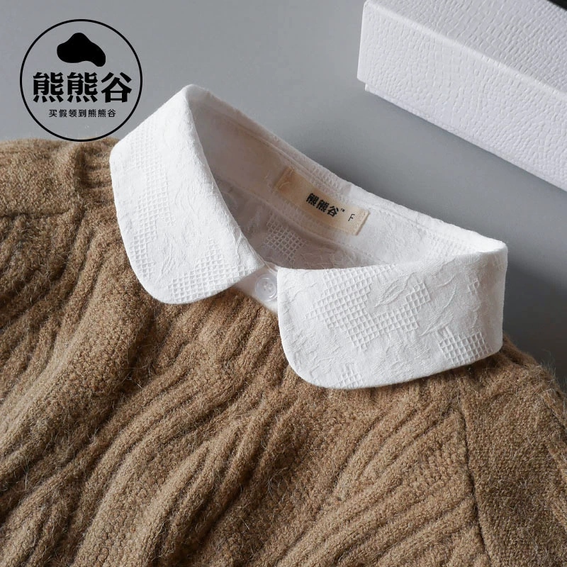 С Demi-season false collar, универсальный свитер, толстовка, рубашка