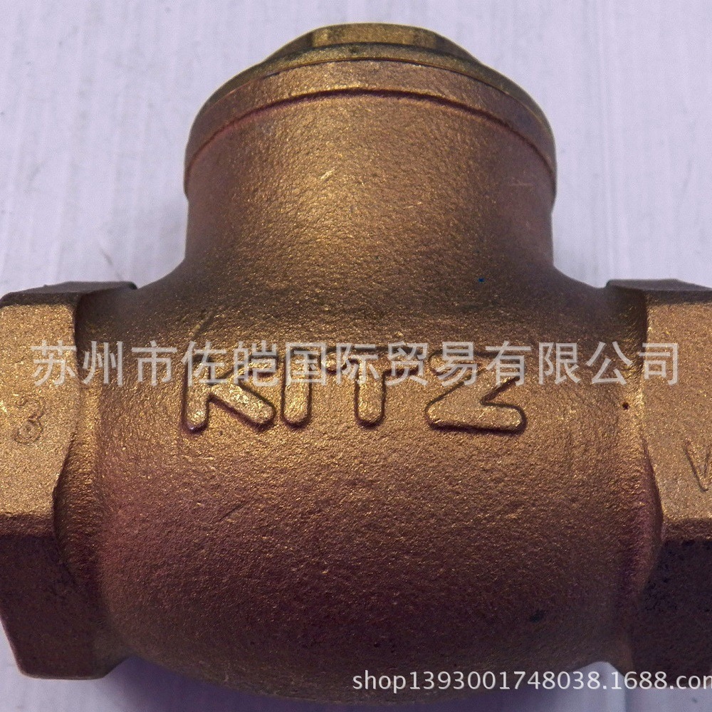 日本KITZ开兹品牌原装止回阀CHECK VALVE  原装JIS螺纹 供应 黄铜