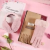 Scarf, gloves, headphones