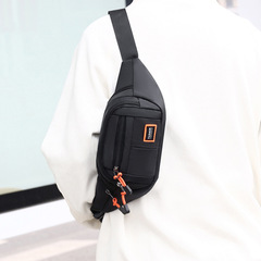 Wholesale Multifunctional Simple Chest Bag Large Capacity Oxford Cloth Versatile Waist Bag for Men Lightweight Business Single Shoulder Crossbody Bag