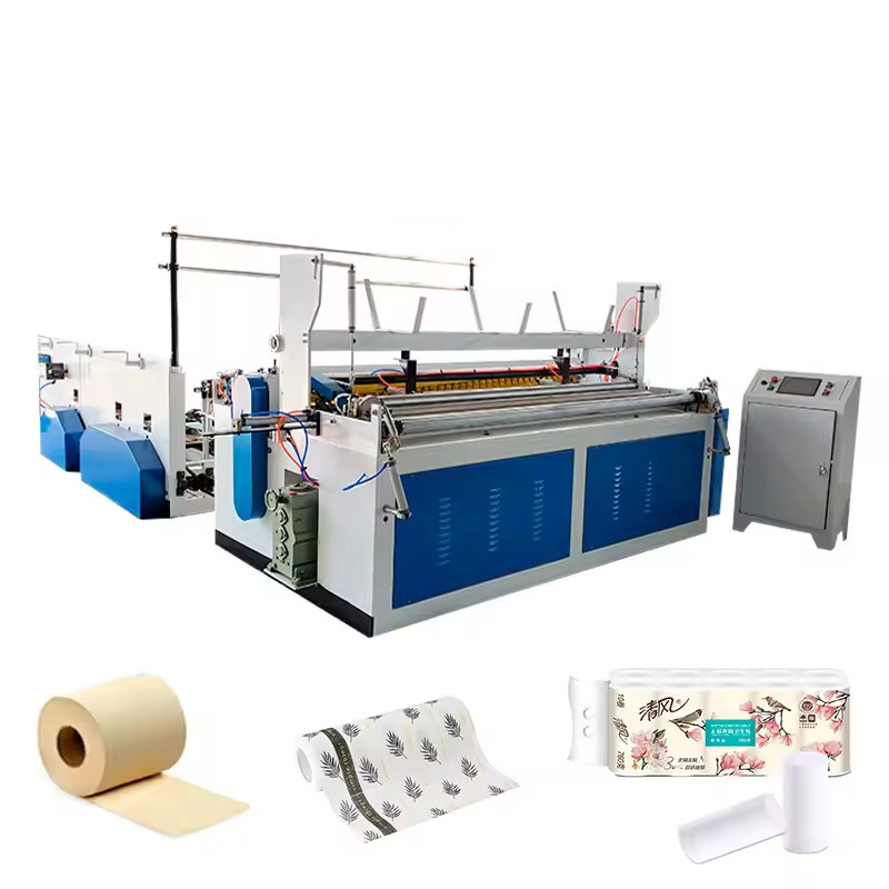 Zhiying Machinery Máquina automática de fabricación de papel higiénico pequeño Máquina de fabricación de rollo de papel higiénico Línea de producción Precio de fábrica