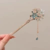 2# Blue Flower Hairpin