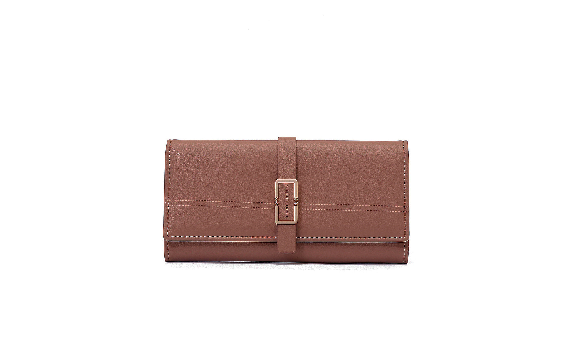 Women'S Gender Basic Style Women's Solid Color Pu Leather Buckle Wallets