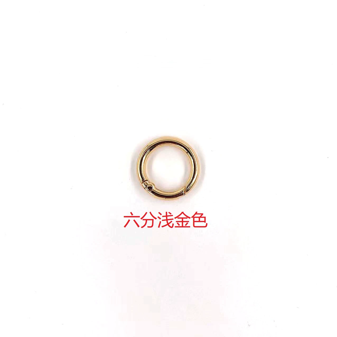 Woven metal ring, keychain, bag, straps, golden accessories