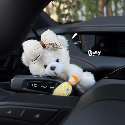 Car ornaments | Bear Car Ornament Female Dashboard