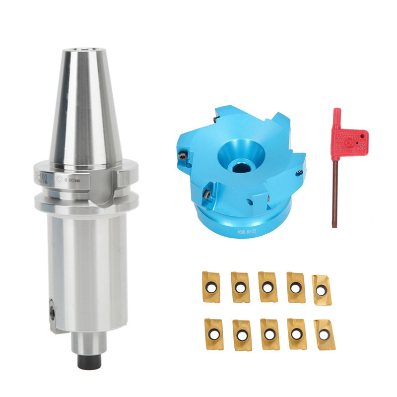 数控BT40-FMB22-100 + 400R-80-22-4T全铝刀盘10pcs APMT1604刀粒