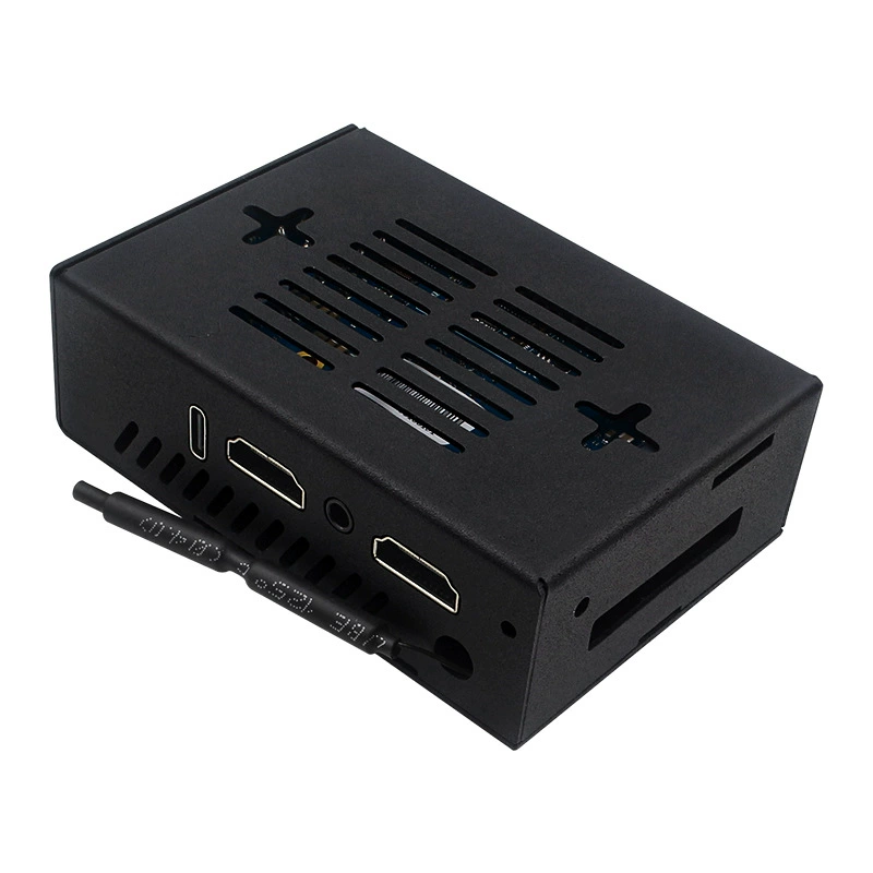Металлический корпус для Orange Pi 5 MAX, охлаждающий вентилятор для Orange Pi 5 MAX, защитный корпус материнской платы