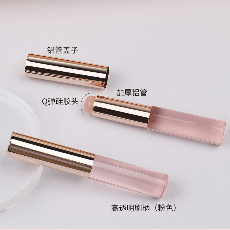 跨境热销迷你透明硅胶唇刷Q软圆头刷美甲工具美妆 工具现货批发|undefined