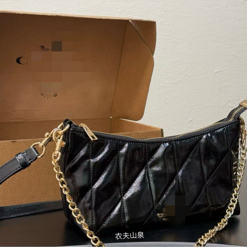 Coach New Women's Bag Caitlin Underarm Lunchbox Bag Chain Handbag Shoulder Bag Crescent Bag Coach New Women's Bag Caitlin Underarm Lunchbox Bag Chain Handbag Shoulder Bag Crescent Bag