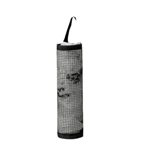 Garbage bag storage bag, kitchen plastic bag organizing hanging bag, household hanging garbage mesh bag storage box
