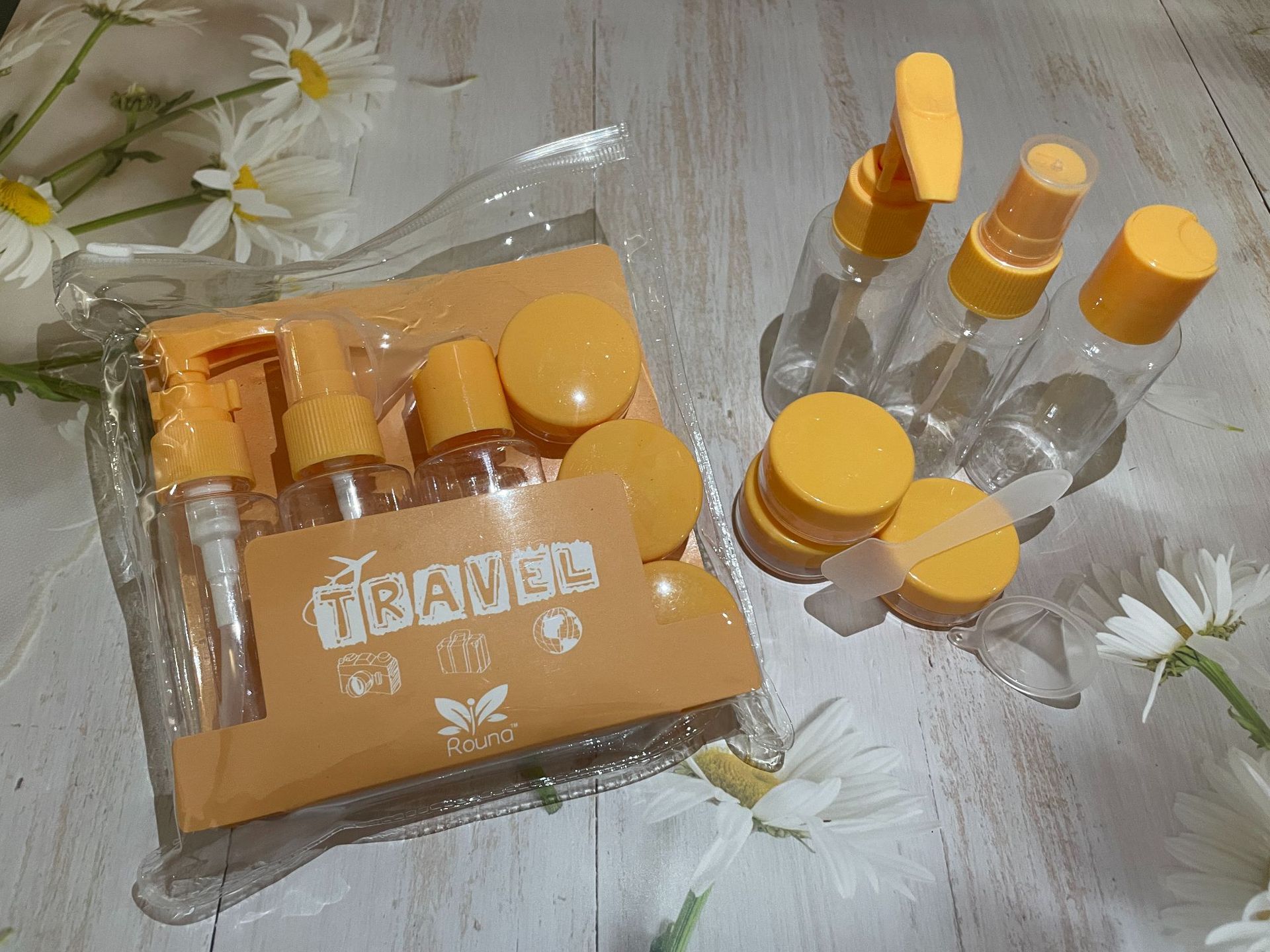 50ml; amarillo anaranjado; PET