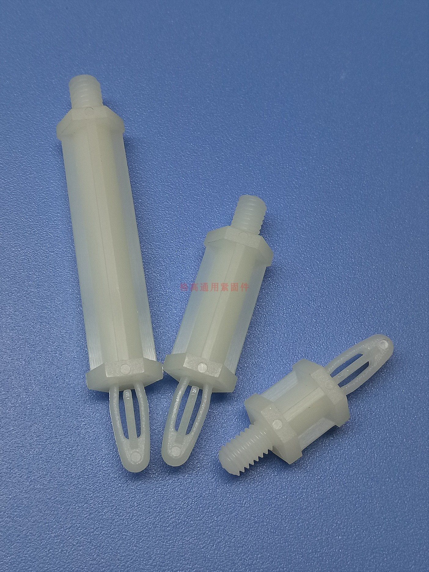 尼龙本色电路板间隔柱GSCBS,PCB隔离柱,M4螺牙支撑柱立柱