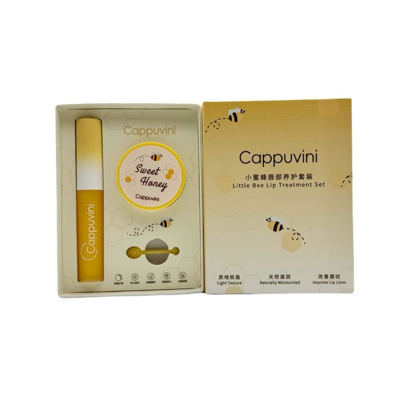 Cappuvini蜂蜜唇保護唇セット保湿潤い薄め唇筋底学生党唇ケア|undefined
