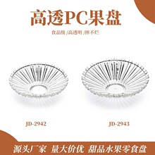 创意透明水果盘 客厅塑料果篮 欧式家用茶几桌面糖果干果盆