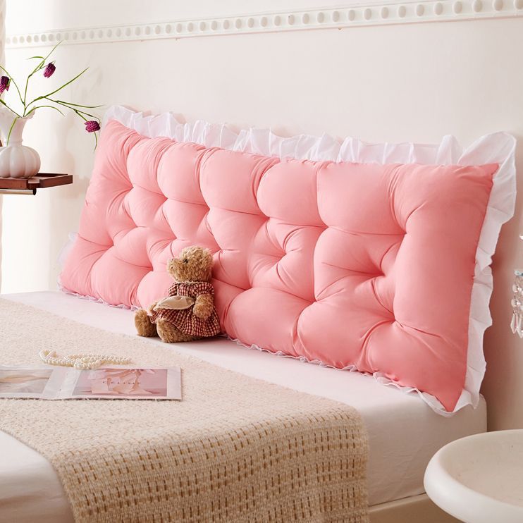 Cojín de cabecera dormitorio princesa ins almohada respaldo de cama tatami bolso suave sofá de dormitorio protección de cintura anticolisión