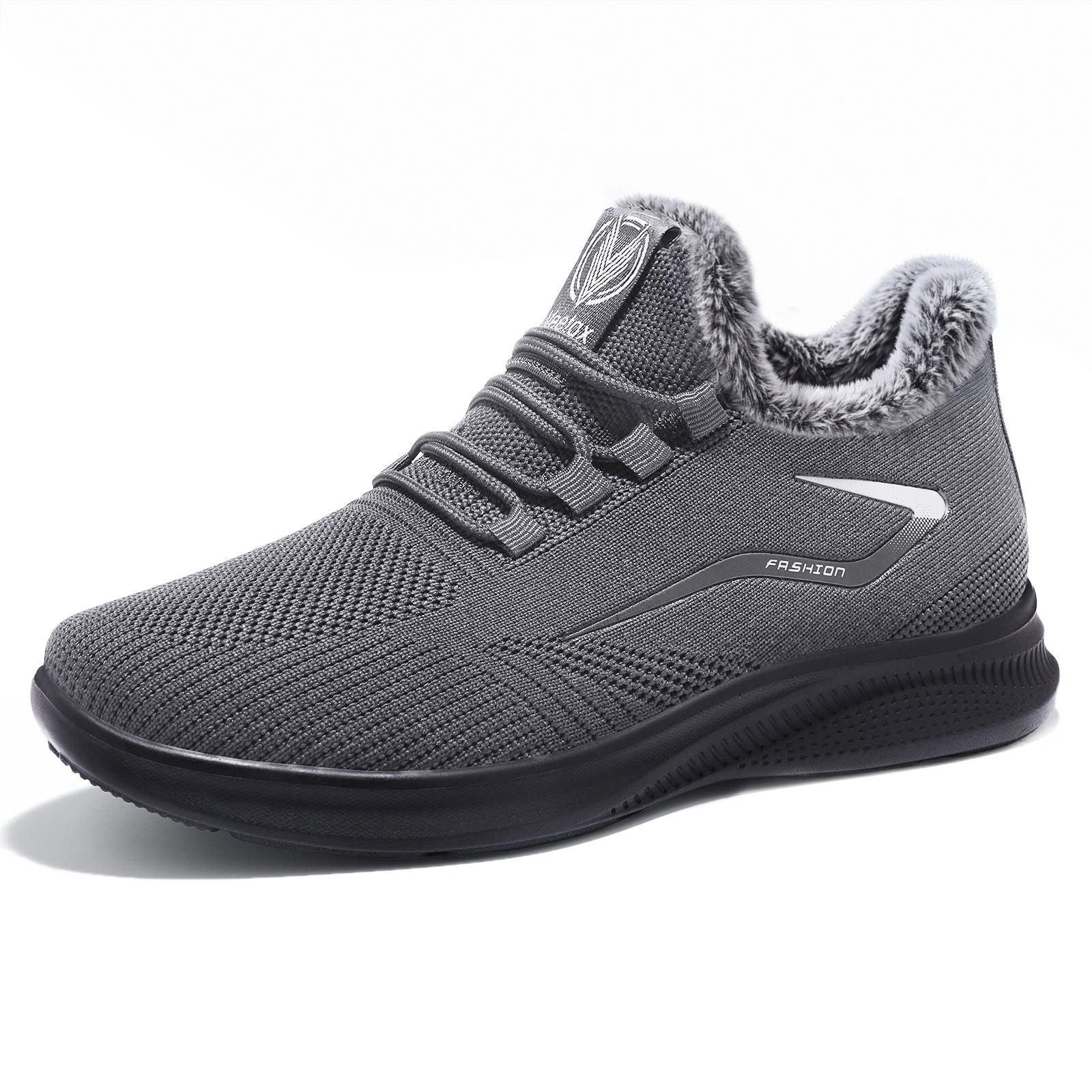 Zapatos de algodón de invierno para hombres de mediana edad, viejos zapatos de tela de Beijing para hombres, zapatos de terciopelo y calentamiento para hombres de edad avanzada image 6